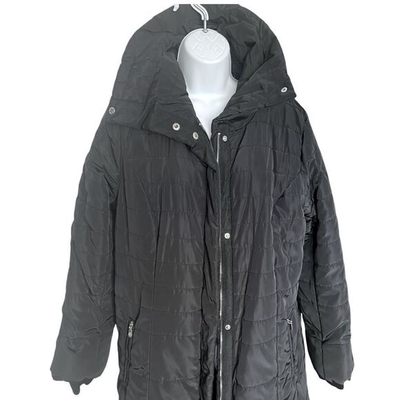 DENNIS By DENNIS BASSO Vintage Winter Long Woman’s Coat Size M. - Picture 2 of 15